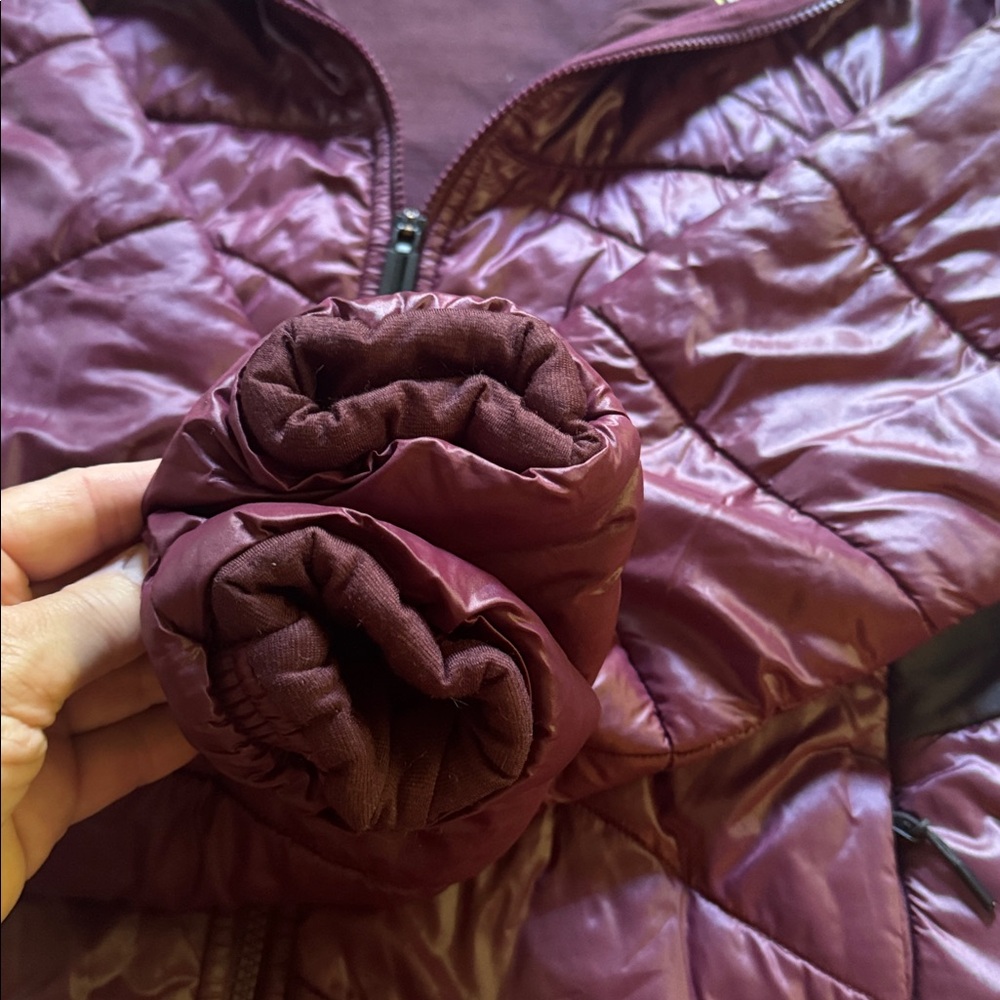 Smartwool Jacket smartloft wool loft gorgeous Wine burgundy fig NEW Women’s L - Picture 6 of 13